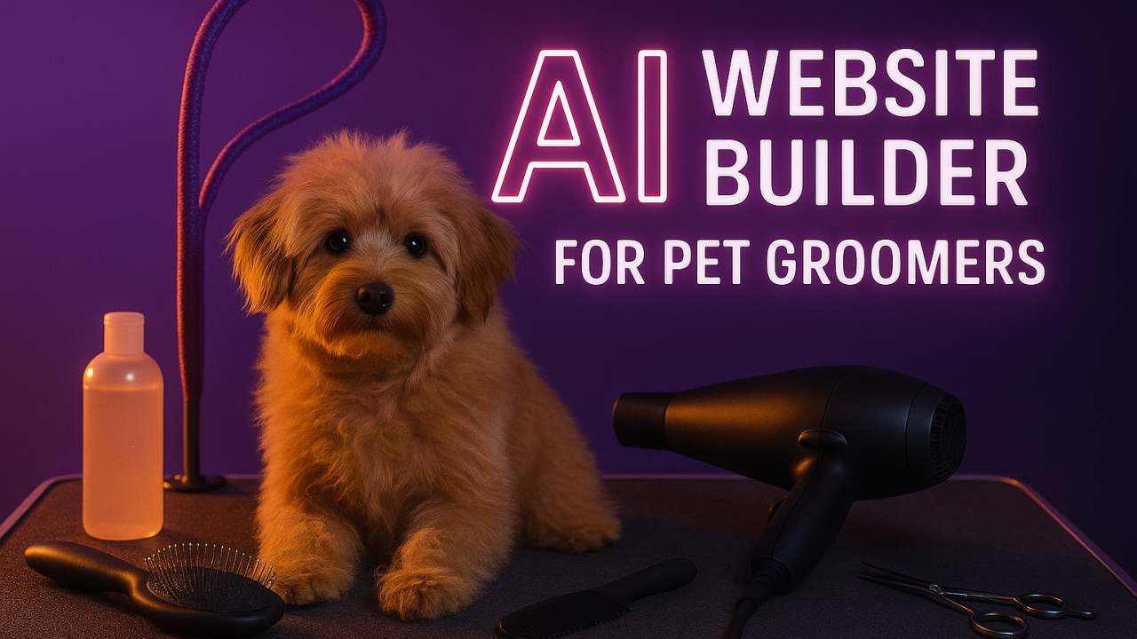 AI website builder for pet groomers