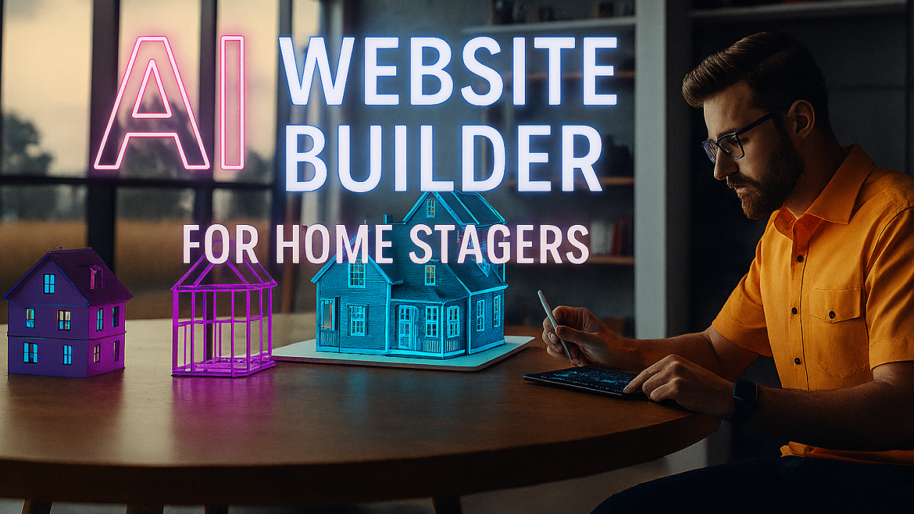 AI website builder for home stagers