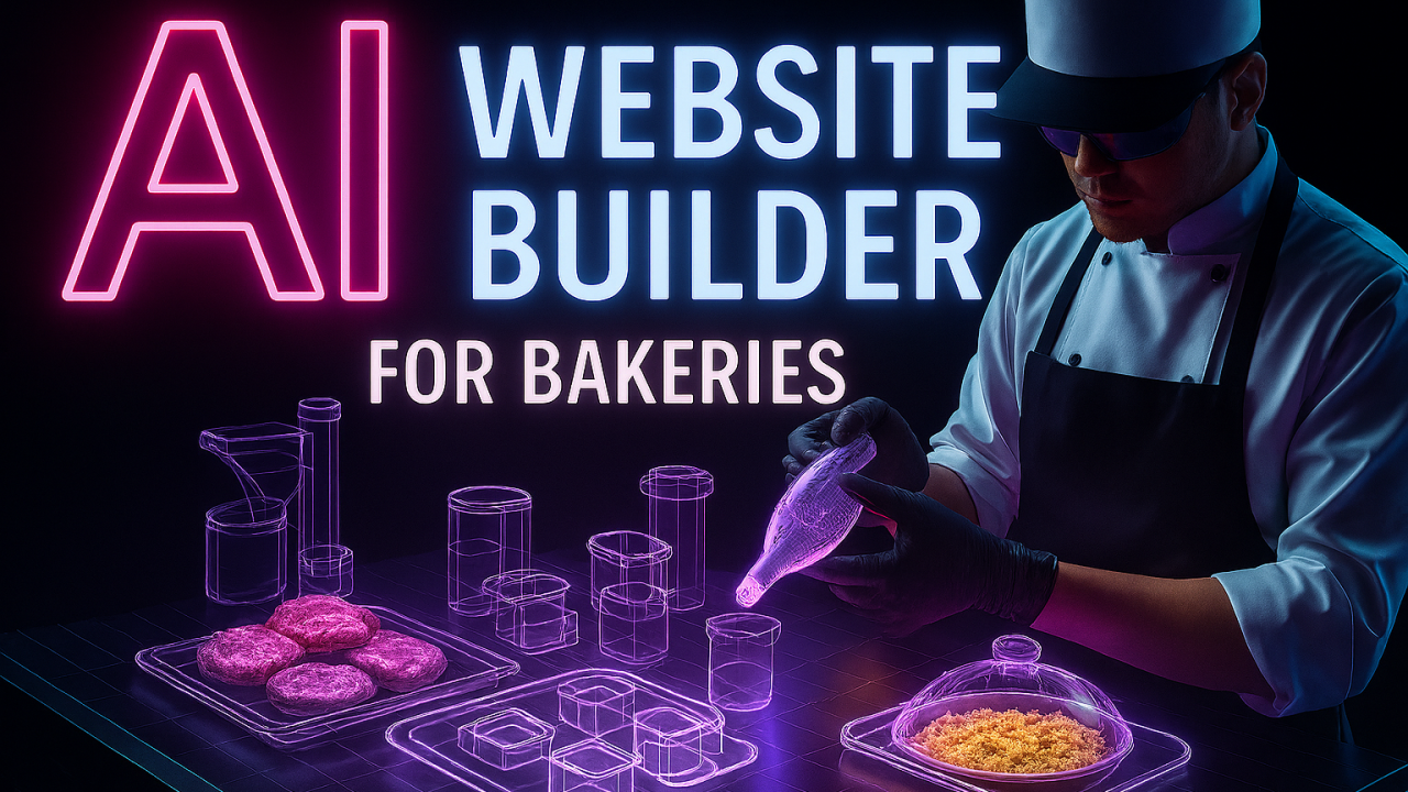 AI website builder for bakeries