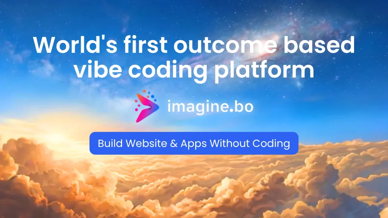 Clouds with text about coding platform